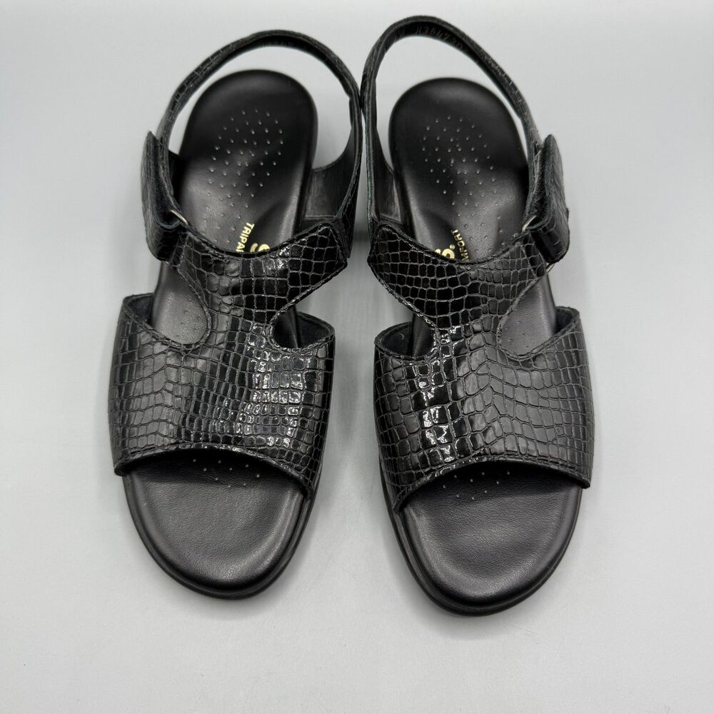 Sas Suntimer Heel Strap Hook And Loop Sandals Hee… - image 3